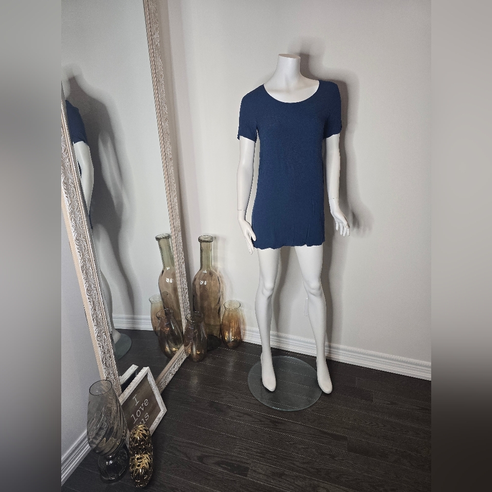 Wilfred Blue Fitted Mini Dress